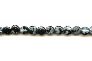 Snowflake Obsidian 10mm Dime