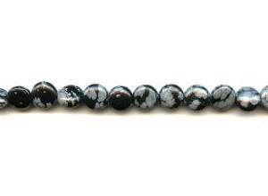 Snowflake Obsidian 10mm Dime