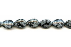 Snowflake Obsidian 13x18 Flat Pear