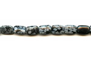 Snowflake Obsidian 10x14 Flat Rectangle