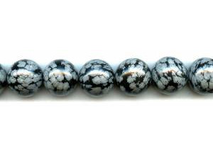 Snowflake Obsidian 17-18mm Round