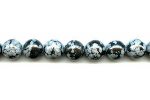 Snowflake Obsidian 14mm Round