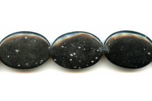 Snowflake Obsidian 25x35 Flat Oval