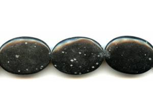 Snowflake Obsidian 25x35 Flat Oval