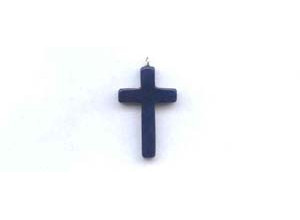 Dyed Sodalite 20x30 Cross Pendant