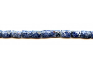 Sodalite 7x10 Faceted Flat Rectangle