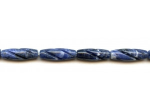 Sodalite 8x25 Carved Oval