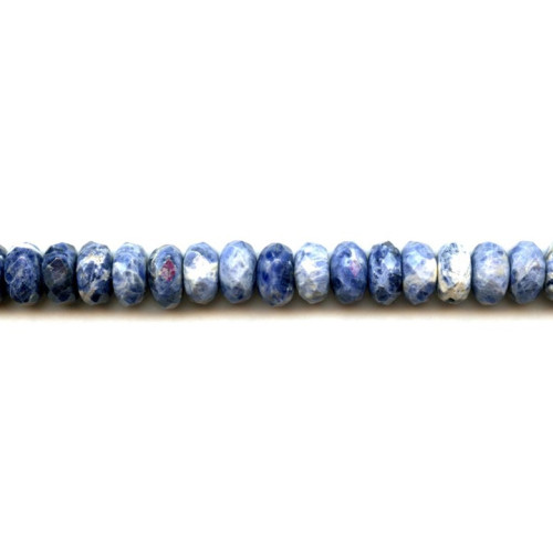 206-1159 Sodalite <br>12mm Faceted Rondell