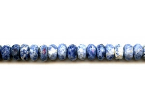 Sodalite 12mm Faceted Rondell