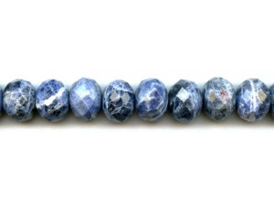 Sodalite 15-16mm Faceted Rondell