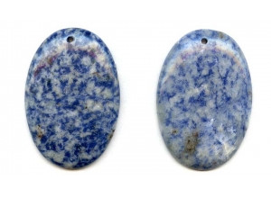 Sodalite 36x51 Flat Oval Pendant