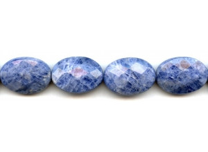 Sodalite 18x25 Faceted Flat Oval