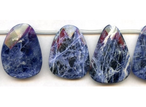 Sodalite 30-42x Faceted Fancy Drop