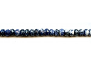 Sodalite 8mm Faceted Rondell