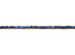 Sodalite 3mm Faceted Round