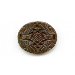 Soocho Jade 43x52 Carved Pendant