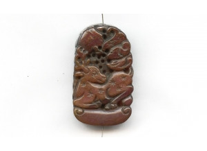 Soocho Jade 48x30 Carved Pendant