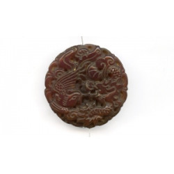 Soocho Jade 48x Carved Pendant