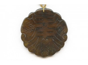 Soocho Jade 55x Carved Pendant