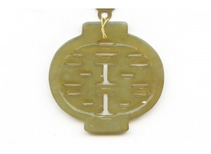 Soocho Jade 52x55 Carved Pendant