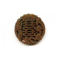 Soocho Jade 53x Carved Pendant