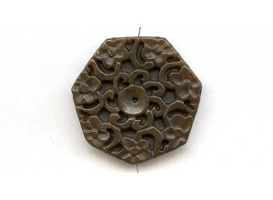 Soocho Jade 48x Carved Pendant