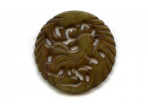 Soocho Jade 55x Carved Pendant