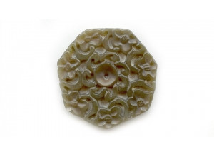 Soocho Jade 48x Carved Pendant