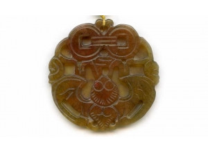 Soocho Jade 54x Carved Pendant