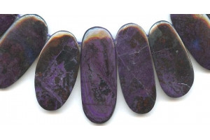 Sugilite 25-45mm Flat Oval Drop