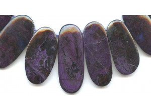 Sugilite 25-45mm Flat Oval Drop