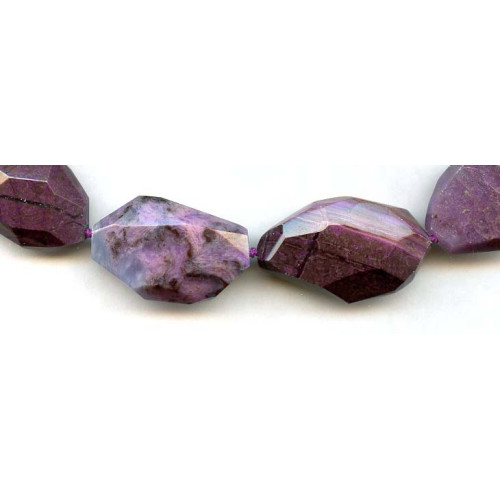 208-1067 Sugilite <br>16-20x Faceted Flat Nugget