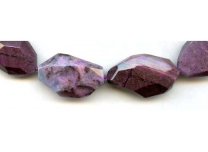 Sugilite 16-20x Faceted Flat Nugget