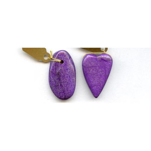 208-1088 Sugilite <br>30-32x Fancy Pendant