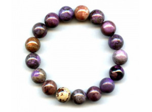 Sugilite 12mm Round Bracelet