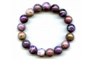 Sugilite 13mm Round Bracelet