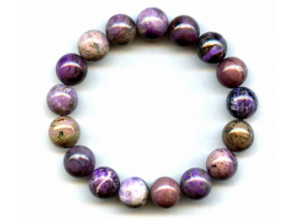 Sugilite 13mm Round Bracelet