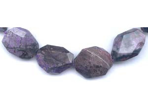 Sugilite 20x Faceted Flat Nugget