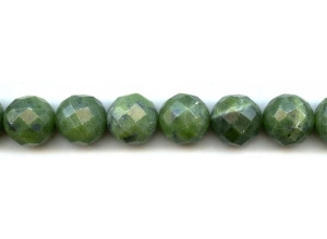 Green Jade 16mm Faceted Round