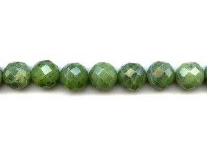 Green Jade 14mm Faceted Round