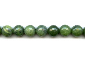 Green Jade 14mm Faceted Round