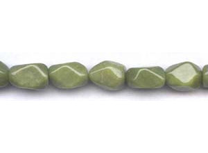 Green Jade 13x18 Faceted Nugget