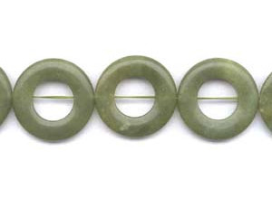 Green Jade 30mm Donut