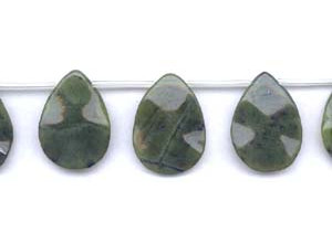 Green Jade 22x30 Waved Pear Drop