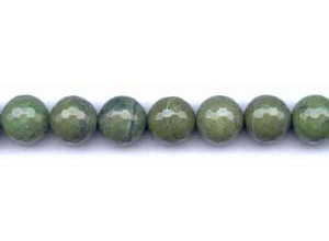 Green Jade 15-16mm Faceted Round