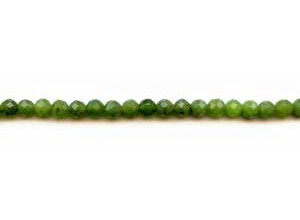 Green Jade 6mm Faceted Round