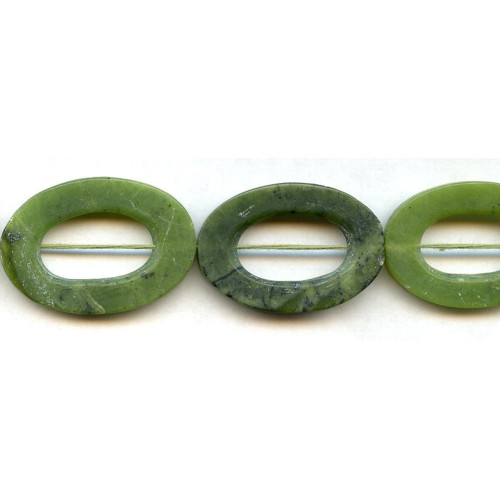 209-1267 Matte Green Jade <br>26x38 Oval Donut