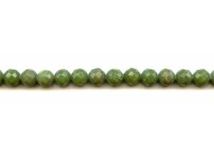 Green Jade 8mm Faceted Round