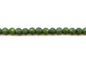 Green Jade 8mm Faceted Round