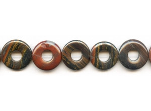 Tiger Iron Jasper 20mm Donut